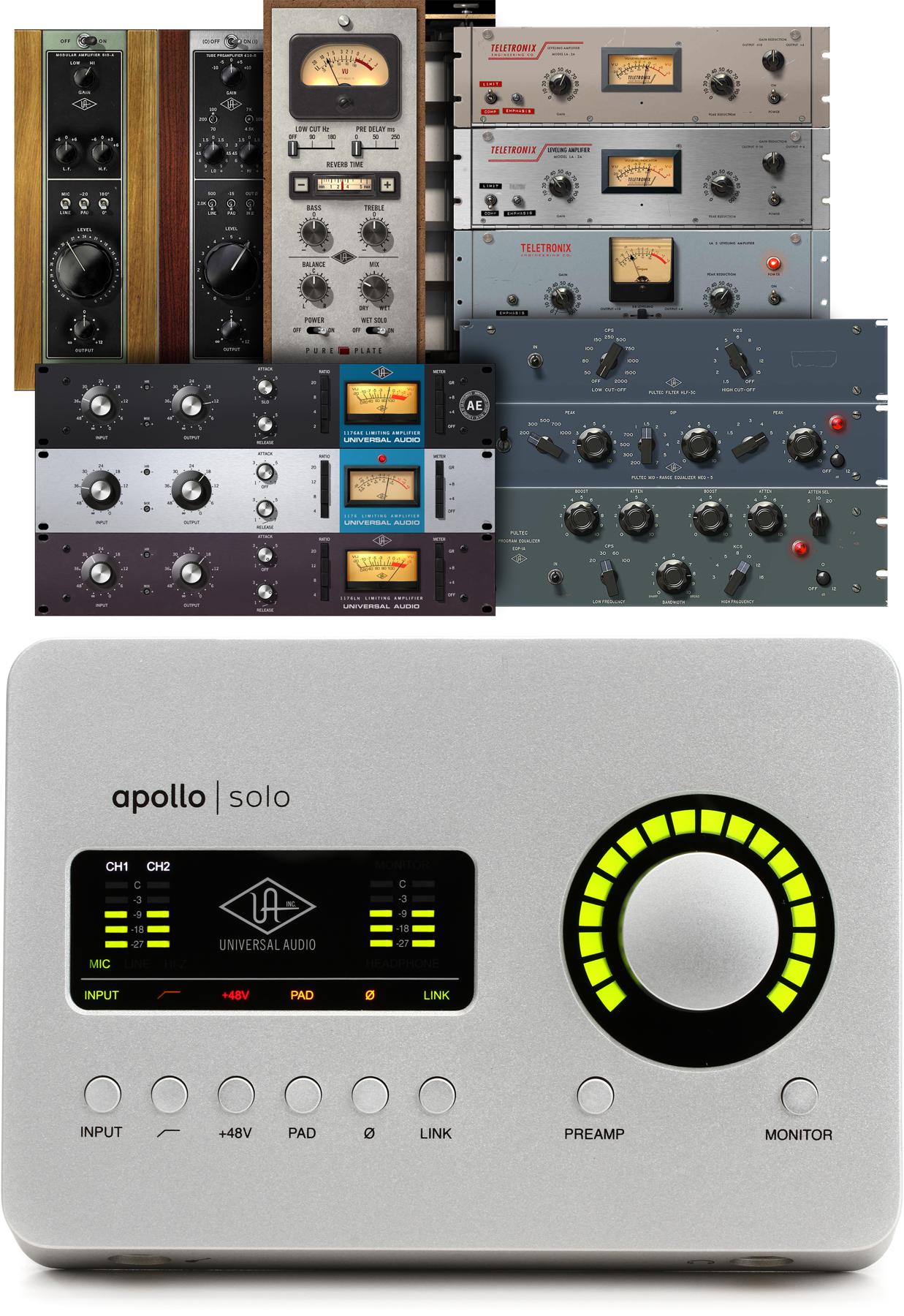 Universal Audio Apollo Solo Heritage Edition USB-C Audio Interface with UAD DSP-image