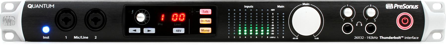 PreSonus Quantum 26x32 Thunderbolt 2 Audio Interface-image