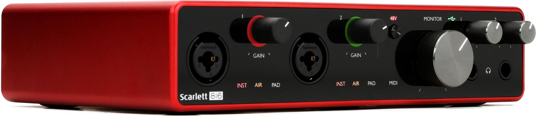 Focusrite Scarlett 8i6 3rd Gen USB Audio Interface-image