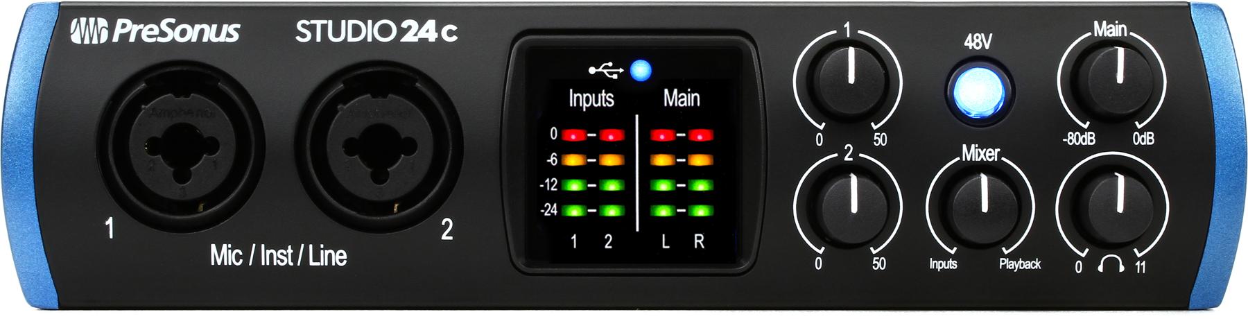 PreSonus Studio 24c USB-C Audio Interface-image