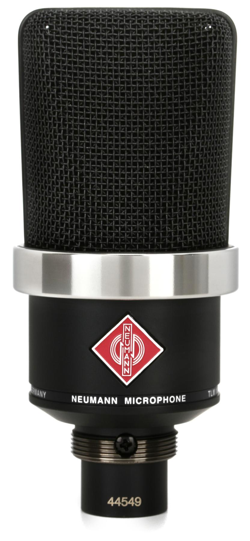 Neumann TLM 102 Large-diaphragm Condenser Microphone - Matte Black-image