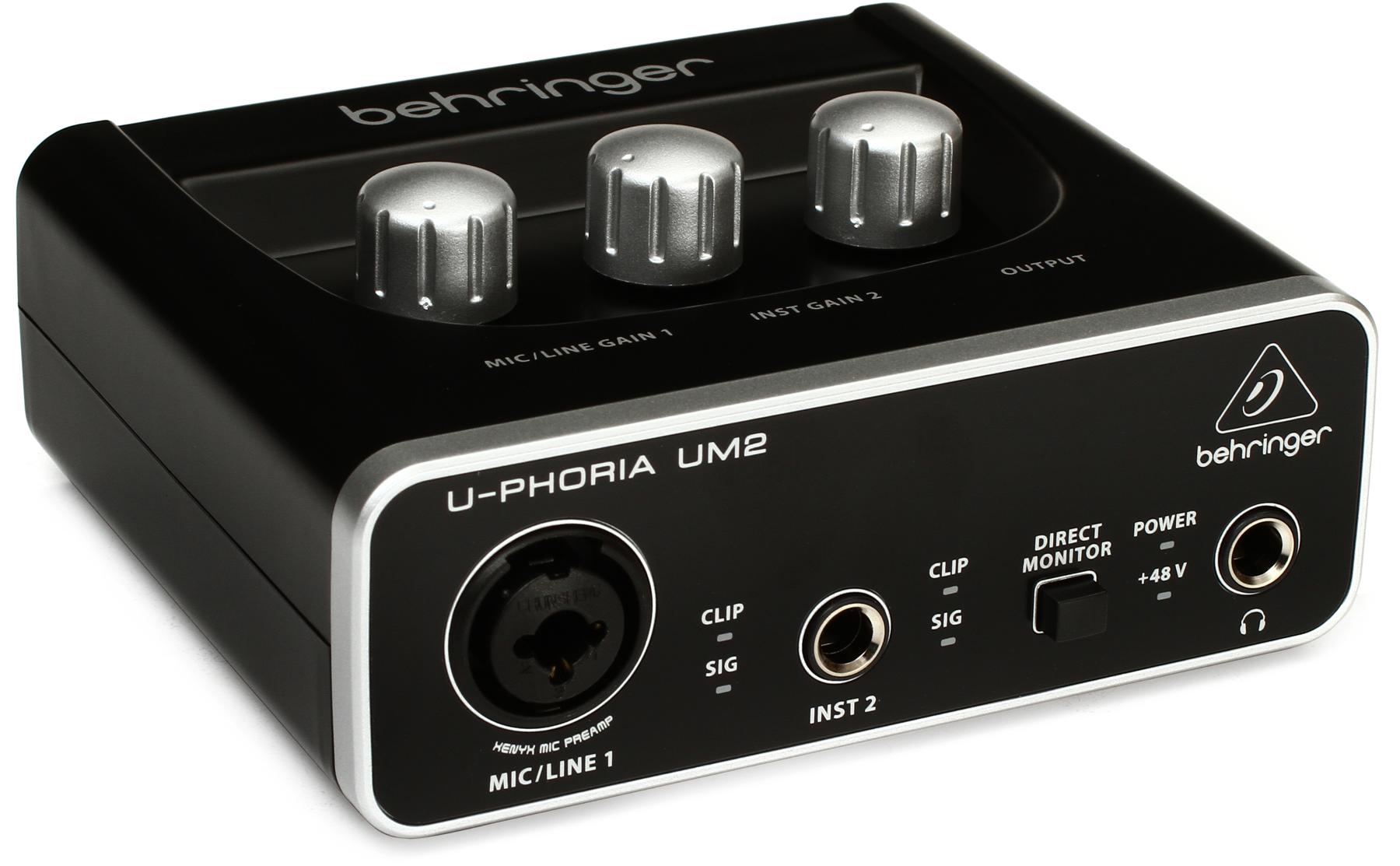 Behringer U-Phoria UM2 USB Audio Interface-image
