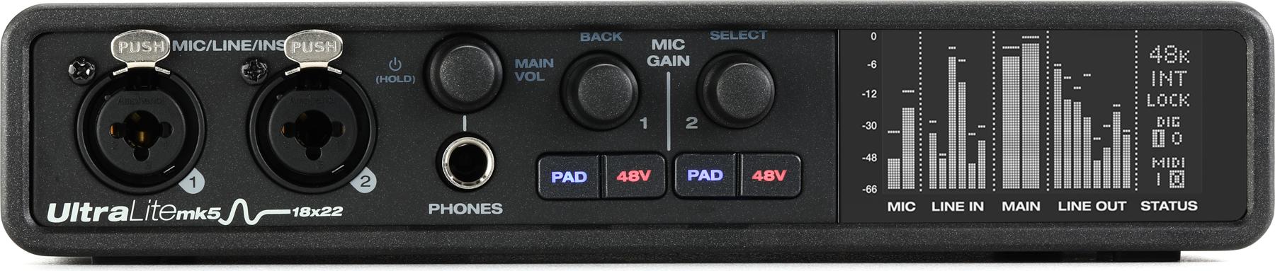 MOTU UltraLite-mk5 18x22 USB Audio Interface main image