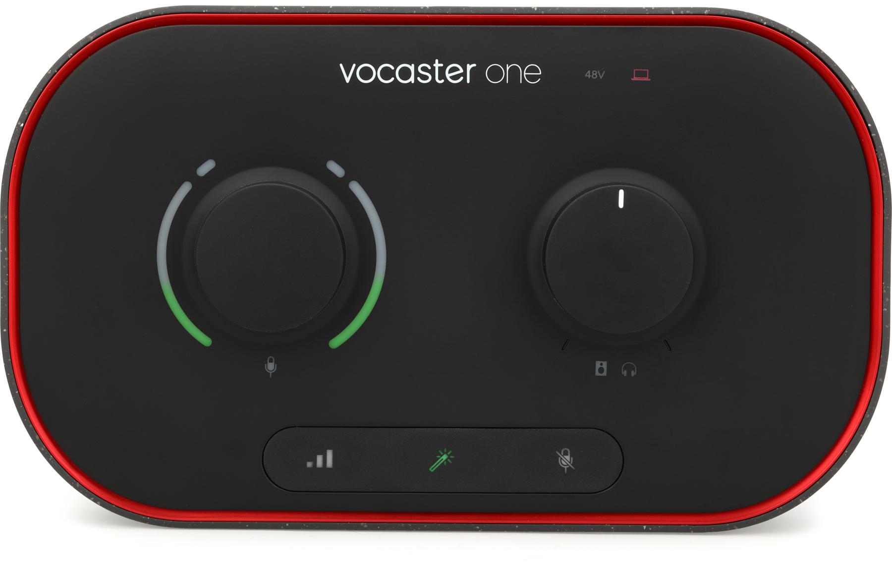 Focusrite Vocaster One USB-C Podcasting Audio Interface-image