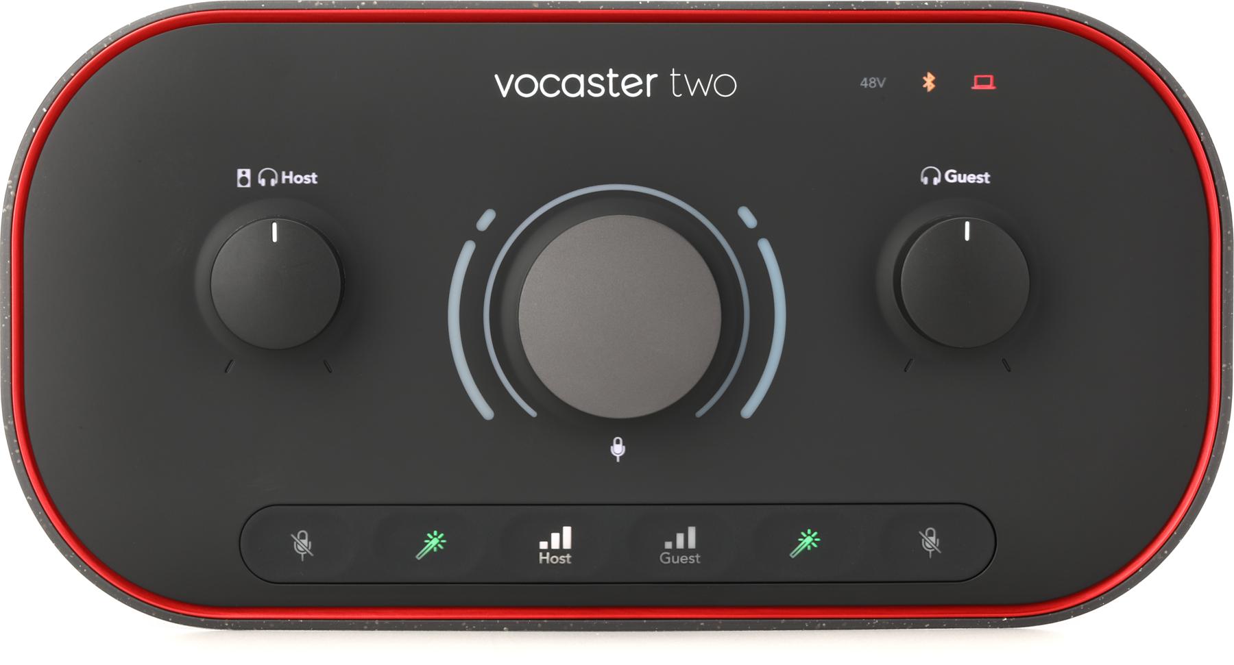 Focusrite Vocaster Two USB-C Podcasting Audio Interface-image