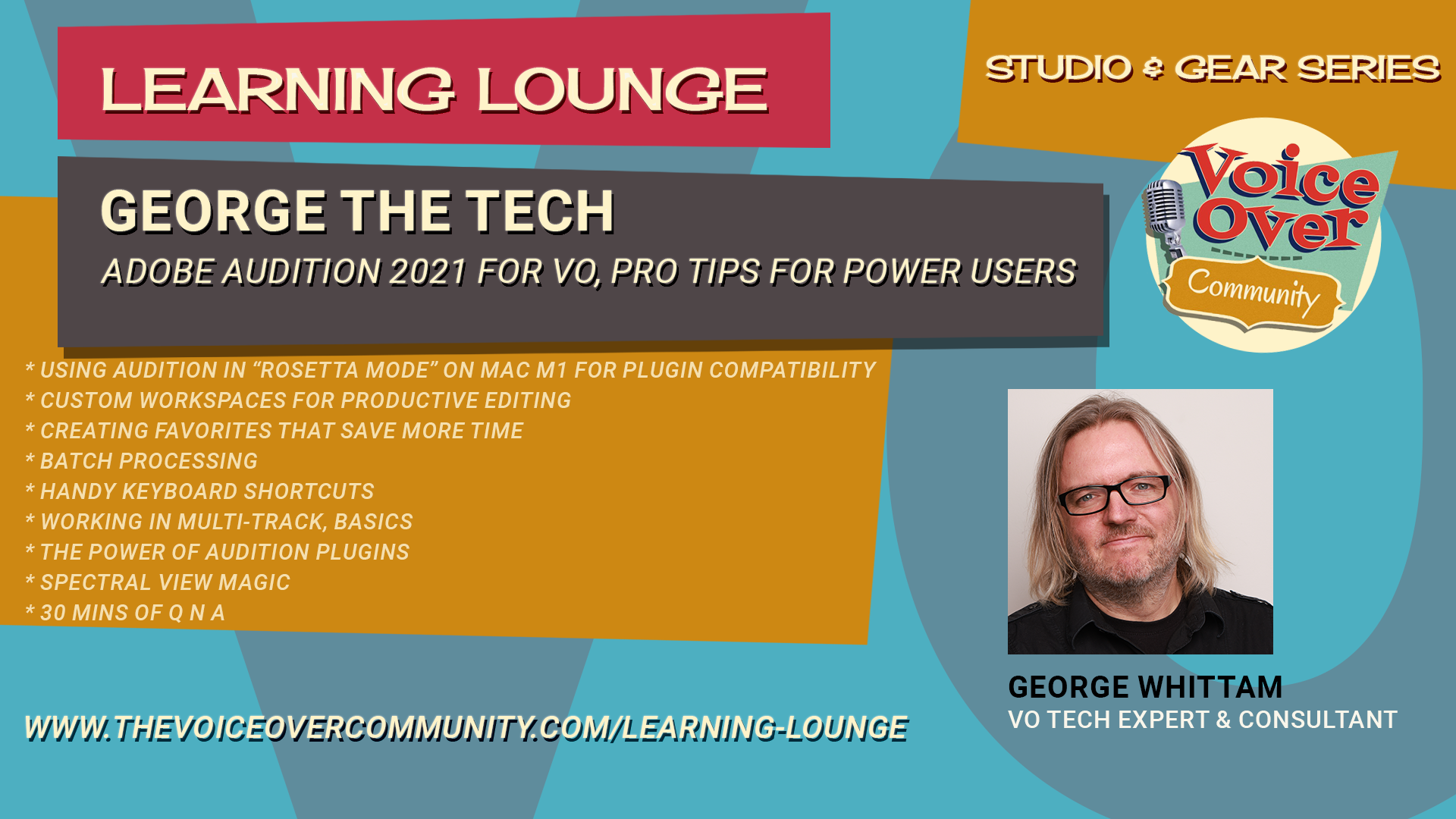 Adobe Audition 2021 for VO, Pro Tips for Power Users
