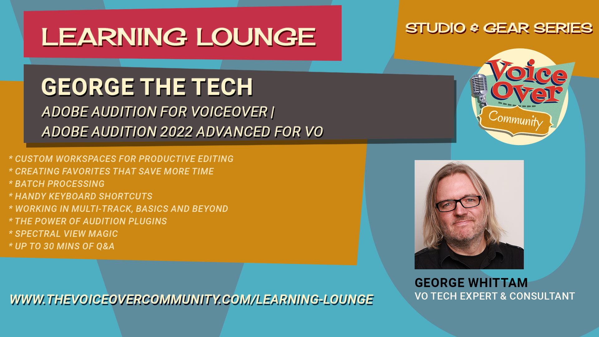 Adobe Audition for Voiceover | Adobe Audition 2022 Advanced for VO